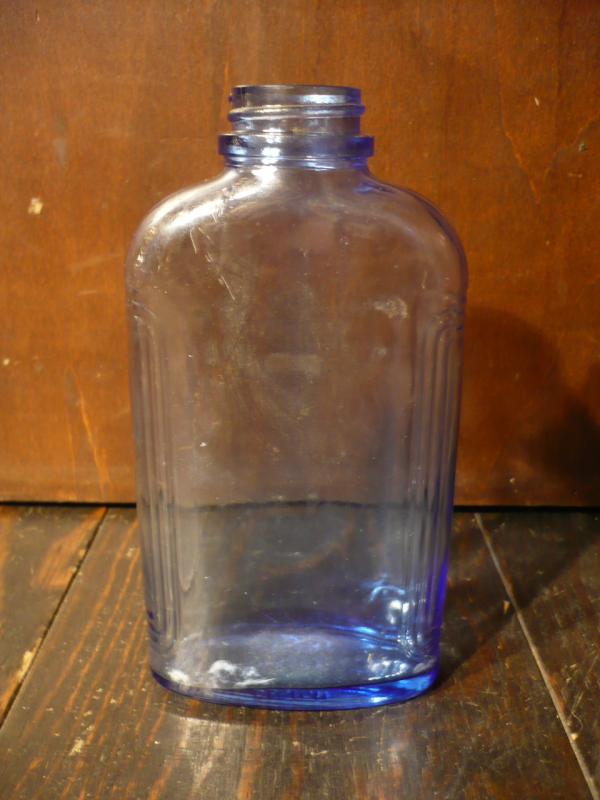 ガラス瓶　青、花器　LCM 1104（5）
