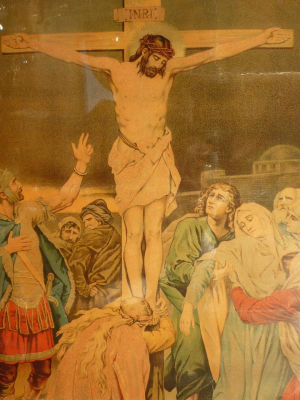 インテリア・壁飾り　ピクチャー　LCP 0126　Italian crucifix picture（3）