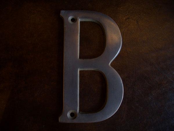 Brass Sign B