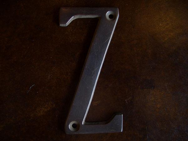 Brass Sign Z
