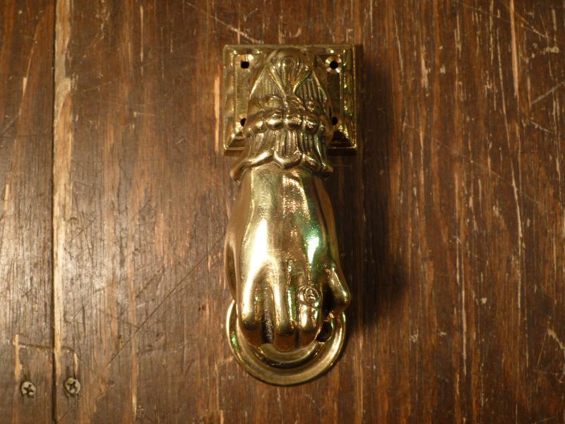 Door knocker hand