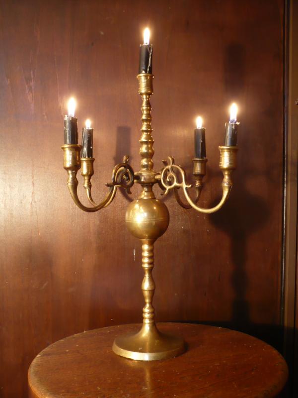 イタリア製真鍮燭台 キャンドルホルダー、キャンドルスタンド　LCM 2375（4）
