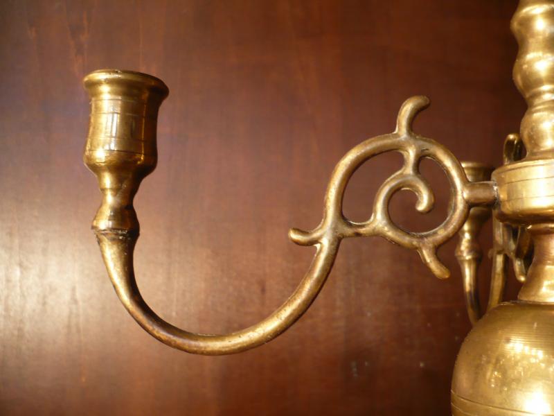 イタリア製真鍮燭台 キャンドルホルダー、キャンドルスタンド　LCM 2375（5）