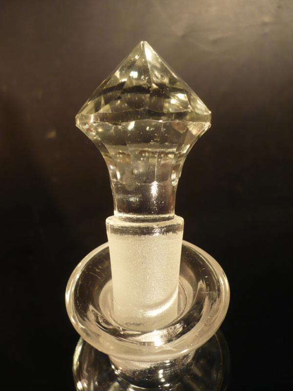 ボヘミアングリーンカットガラス香水ビン　LCM 3109（4）