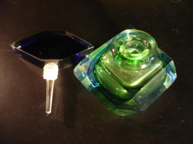 ボヘミアンクリスタルガラス香水ビン　LCM 3112（3）