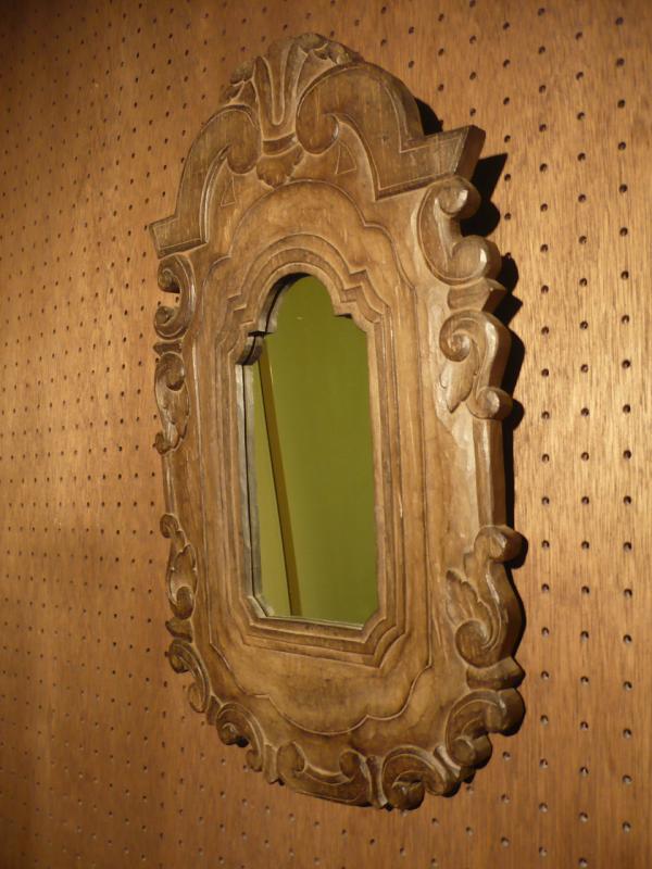 Italian wood wall mirror 