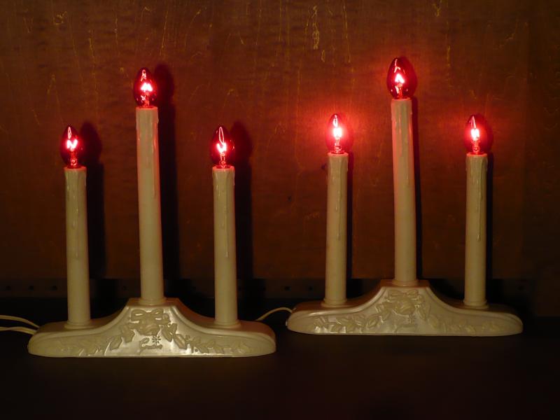 Christmas candle table lamp 3灯（残り1台！）