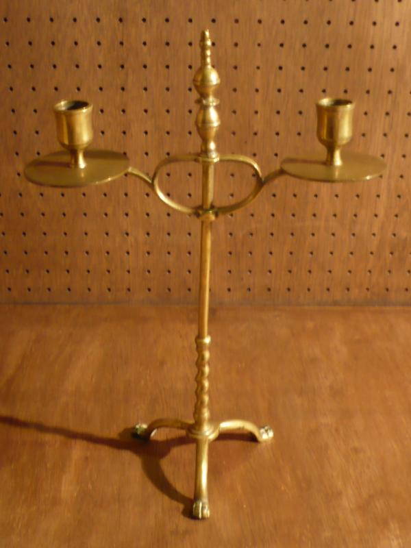 イタリア製真鍮燭台 2灯立て LCM 3800