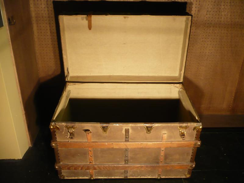インテリア木製箱、木箱、宝箱、トランク、トレジャーボックス　BCM 0027（5）