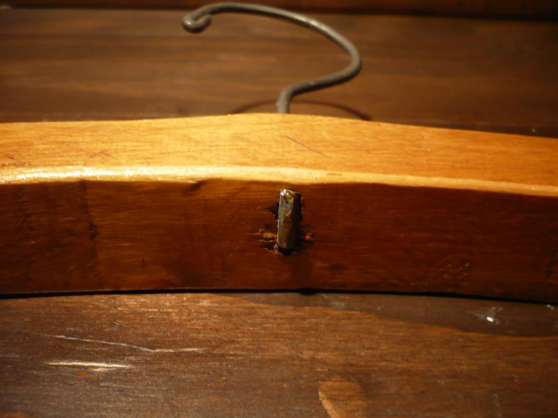 ヴィンテージ木製弓なりハンガー　LCM 3899（3）