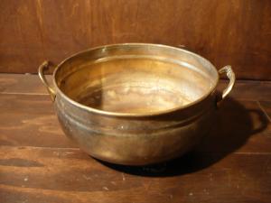 Italian brass bucket