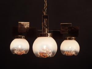 Murano mazzega glass chandelier 4灯
