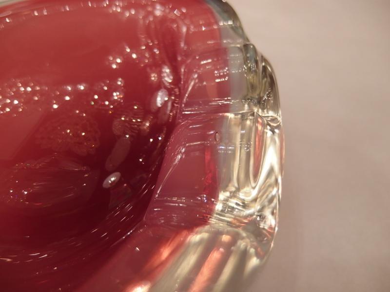 イタリアムラノガラスオブジェ　ヴィンテージ　アートガラス  ピンク×オパールセン　灰皿　USM 1319（7）