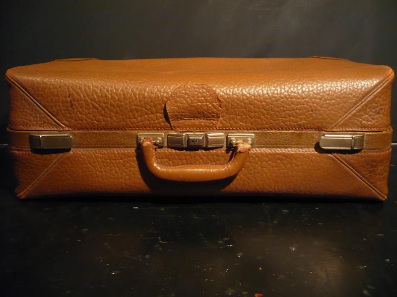 アンティークトランクケース　旅行カバン　スーツケース　革　レザー　LCM 4331（2）