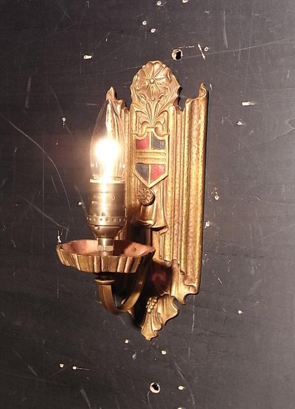 brass emblem wall bracket 1灯
