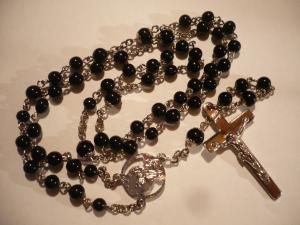 Italian glass beads rosary