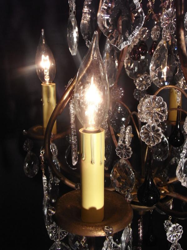 フランス製シャンデリア、インテリア照明、ムラノガラスシャンデリア　BCH 0094（3）