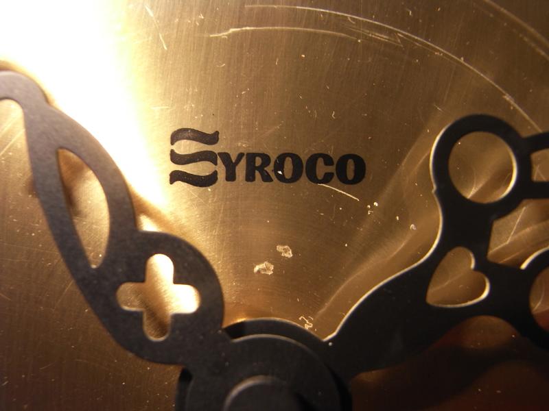 SYROCO社製インテリア時計、レトロ壁掛時計　LCM 5347（4）