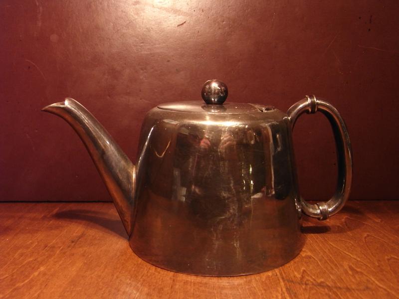 English silver kettle