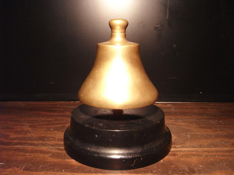 brass trophy bell 