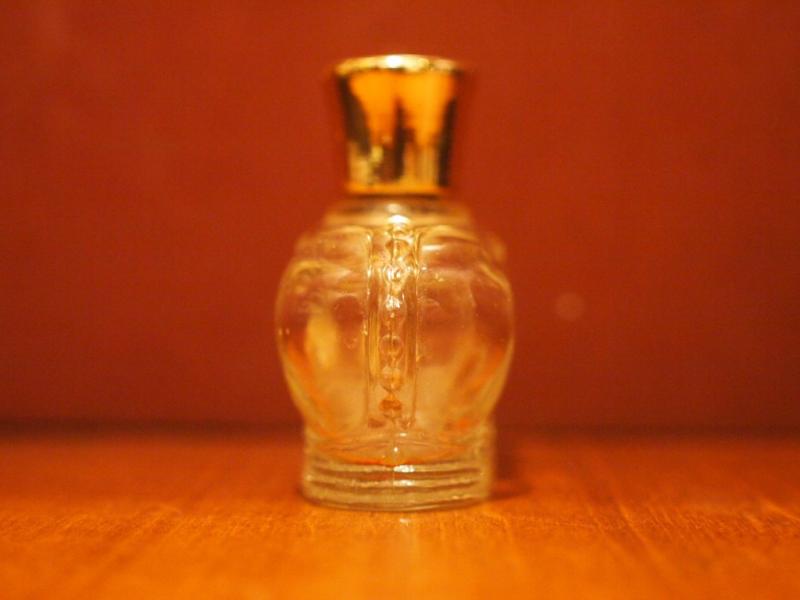 PRINCE MATCHABELLI GOLDEN AUTUMNヴィンテージ王冠香水瓶、ミニチュア香水ボトル、ミニガラスボトル、サンプルガラス瓶　LCC 0959（2）