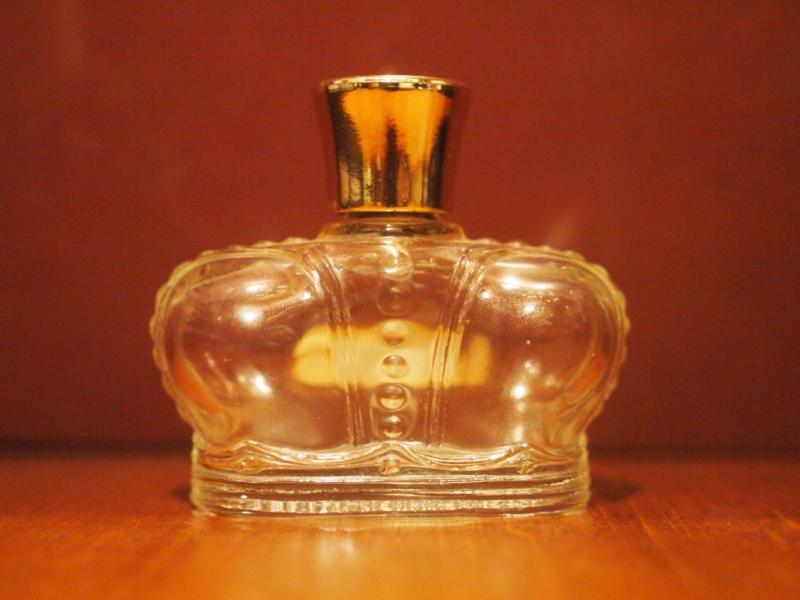 PRINCE MATCHABELLI GOLDEN AUTUMNヴィンテージ王冠香水瓶、ミニチュア香水ボトル、ミニガラスボトル、サンプルガラス瓶　LCC 0959（3）