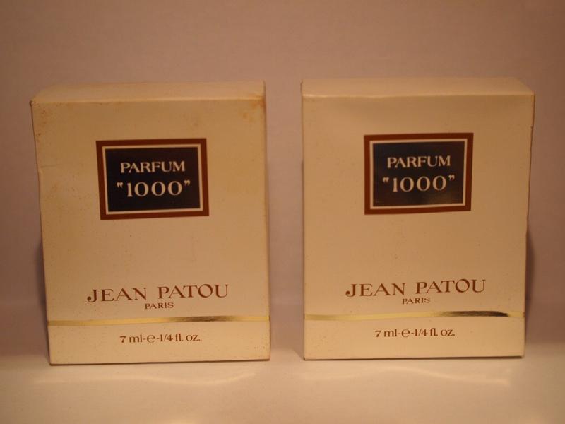 JEAN PATOU 1000香水瓶、ミニチュア香水ボトル、ミニガラスボトル、香水ガラス瓶　LCC 0955（6）