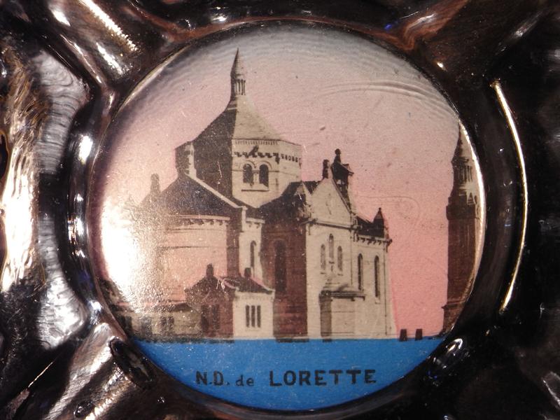 フランス製教会トレイ、ガラス灰皿　LCM 4946（2）