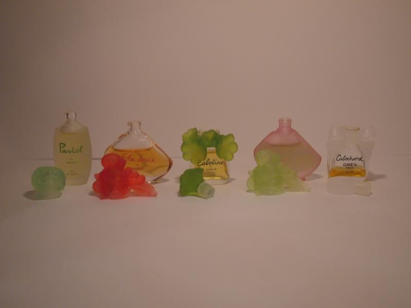 GRES香水瓶、ミニチュア香水ボトル、ミニガラスボトル、サンプルガラス瓶　LCC 0208（7）