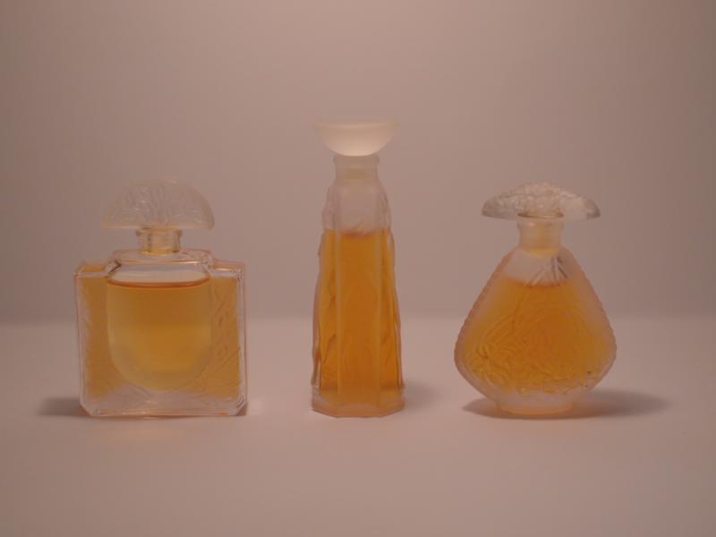 LALIQUE香水瓶、ミニチュア香水ボトル、ミニガラスボトル、サンプルガラス瓶　LCC 0395（4）