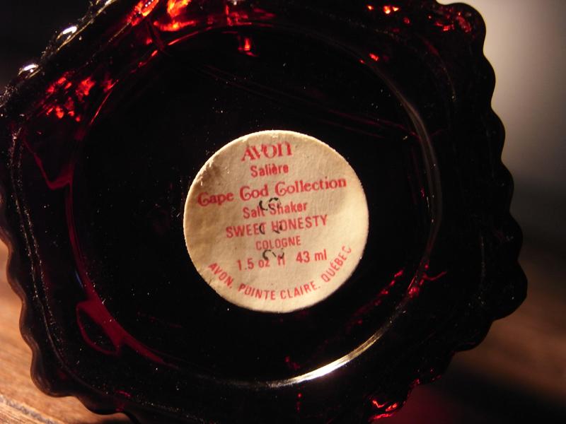 赤ガラスボトル AVON　LCM 5043（4）