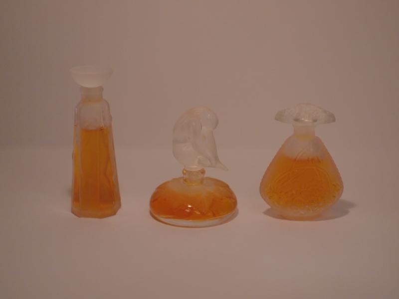 LALIQUE香水瓶、ミニチュア香水ボトル、ミニガラスボトル、サンプルガラス瓶　LCC 0430（4）