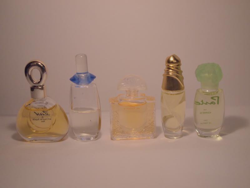 香水瓶、ミニチュア香水ボトル、ミニガラスボトル、サンプルガラス瓶　LCC 0466（5）