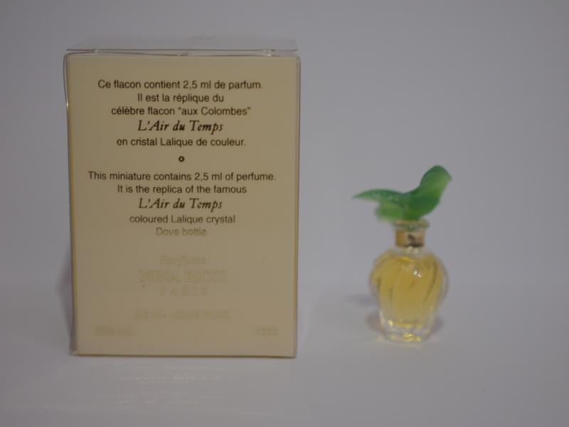 NINA RICCI/L'Air du Temps香水瓶、ミニチュア香水ボトル、ミニガラスボトル、香水ガラス瓶　LCC 0679（4）