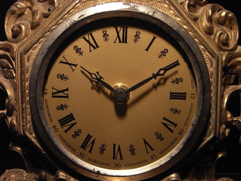 フランス製真鍮時計、置き時計、アンティーククロック　LCM 5717（7）