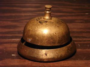 Italian brass table bell