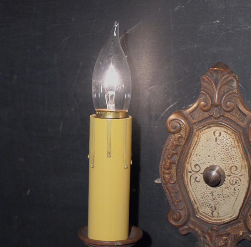イギリス製真鍮ウォールブラケット、壁ブラケット照明、ウォールランプ、ライト、レトロ照明　LCB 0504（5）