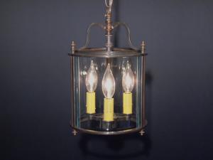 Italian brass lantern lamp 3灯