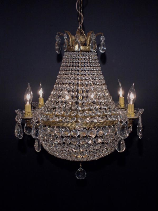 French brass Imperial chandelier 8灯
