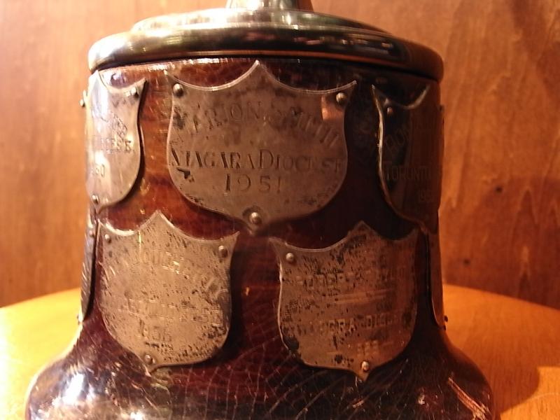 真鍮製トロフィー 1949年アンティーク優勝カップ　優勝杯　LCM 5844（5）