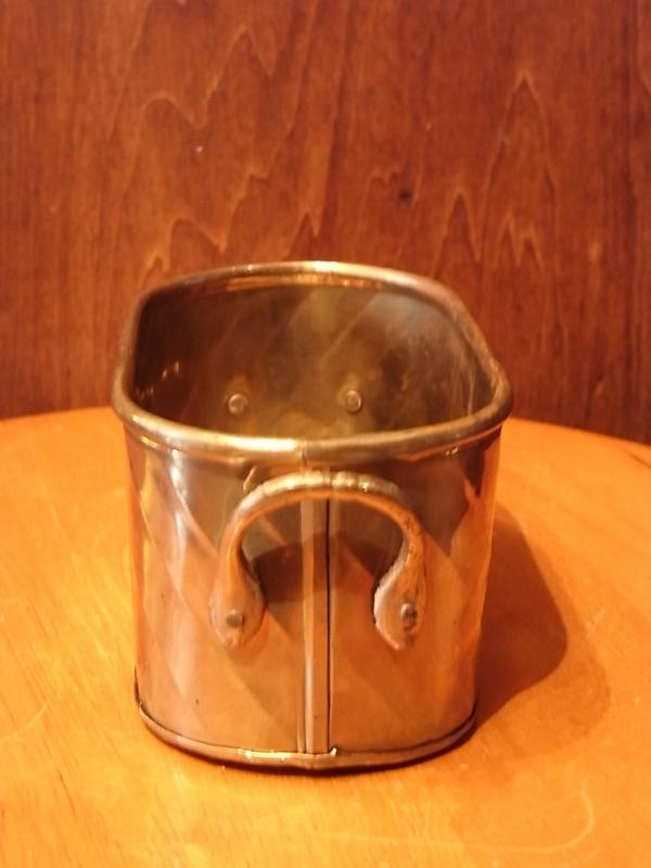 アンティーク真鍮製トレイ、トレー（カルトン、バケツ、入れ物、花器）　LCM 5966（3）