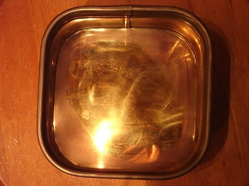 アンティーク真鍮製トレイ、トレー（カルトン、バケツ、入れ物、花器）　LCM 5970（5）