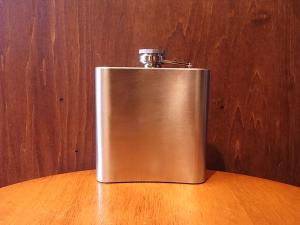 silver pocket flask