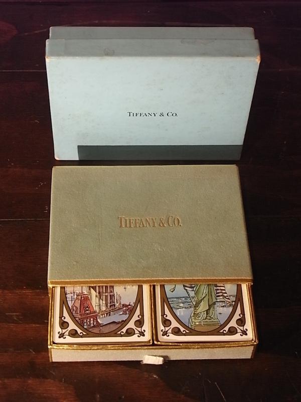 TIFFANY playing cards 2DECKS & BOX