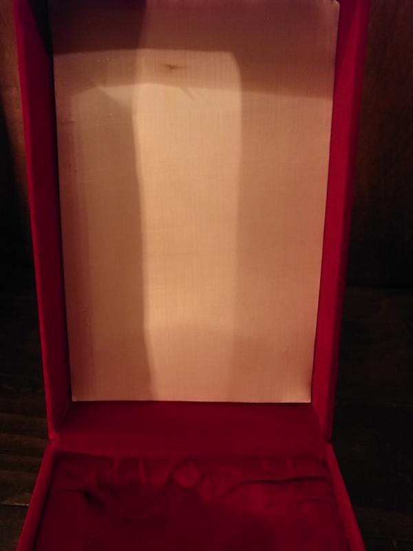 イタリア製赤ベルベット宝石箱、アンティークジュエリーケース、宝石ディスプレイ、宝石ケース　BCM 0250（5）