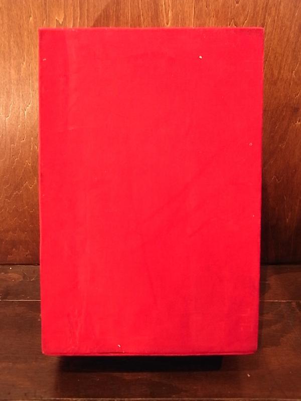 イタリア製赤ベルベット宝石箱、アンティークジュエリーケース、宝石ディスプレイ、宝石ケース　BCM 0250（7）