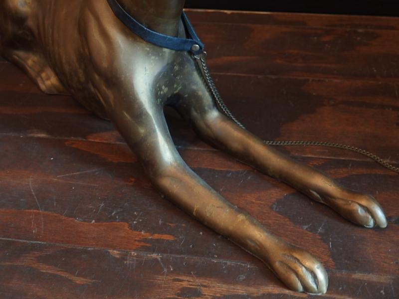 真鍮製犬のオブジェ　USM 1491（4）