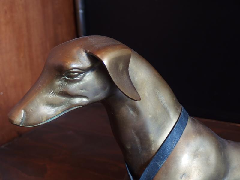 真鍮製犬のオブジェ　USM 1491（6）