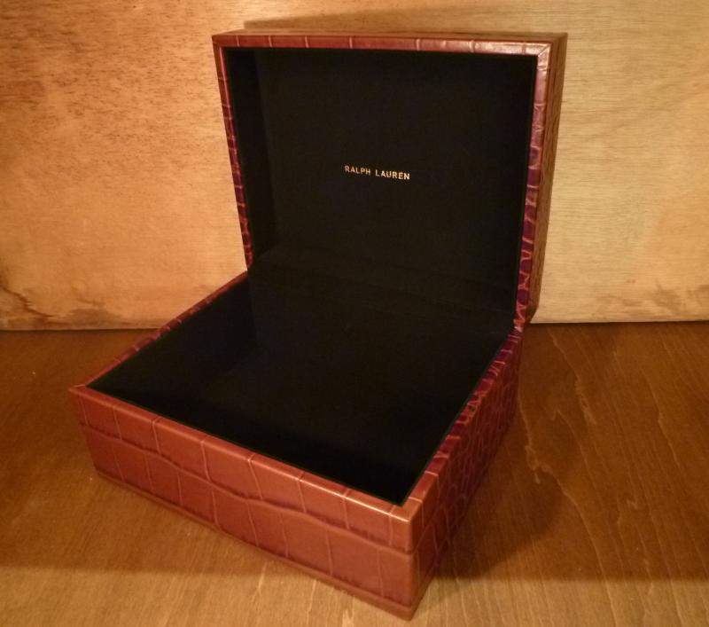 RALPH LAUREN watch display case & box