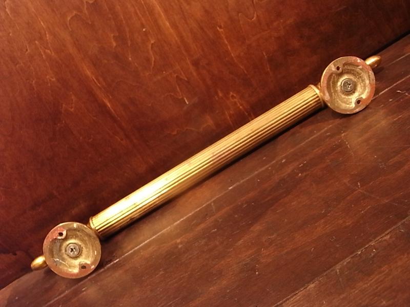 ヴィンテージ真鍮製ドアハンドル　レトロドアパーツ　ドア取っ手　家具パーツ　LCM 6393（6）